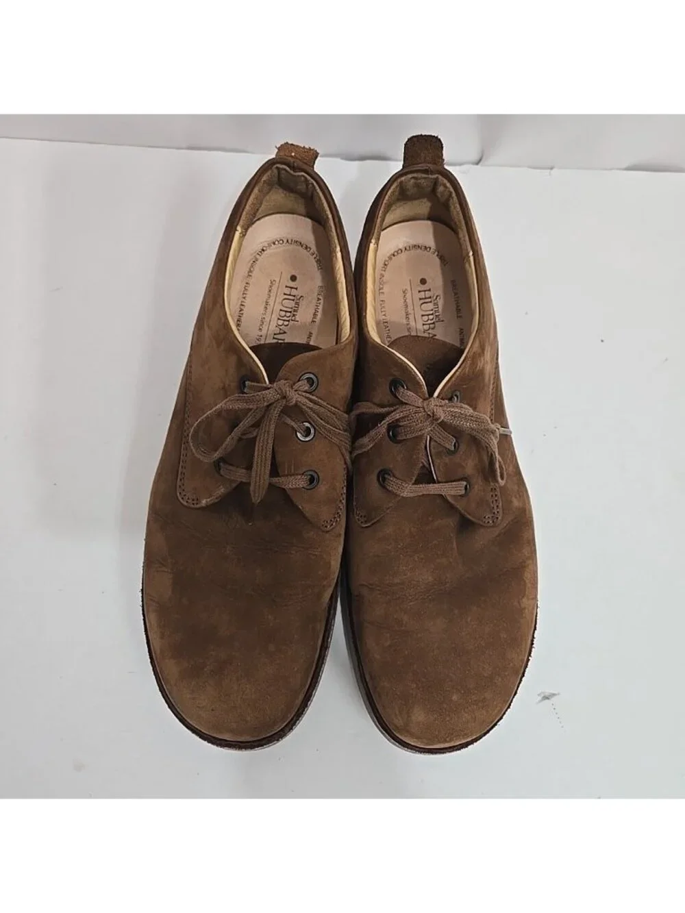 Samuel Hubbard Hubbard Free Mens Size 11.5 Nubuck Brown M1100-011 Shoes